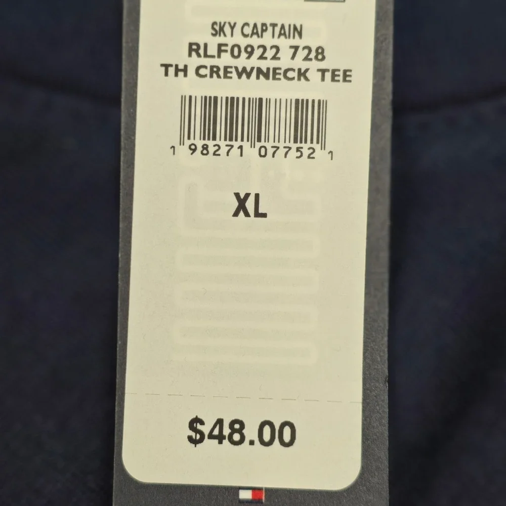 Tommy Hilfiger Womens Sleepshirt Navy XL Sleepwear Crew‎ Neck Tee Loungewear NWT